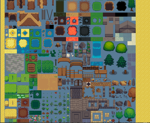 Tiled game map